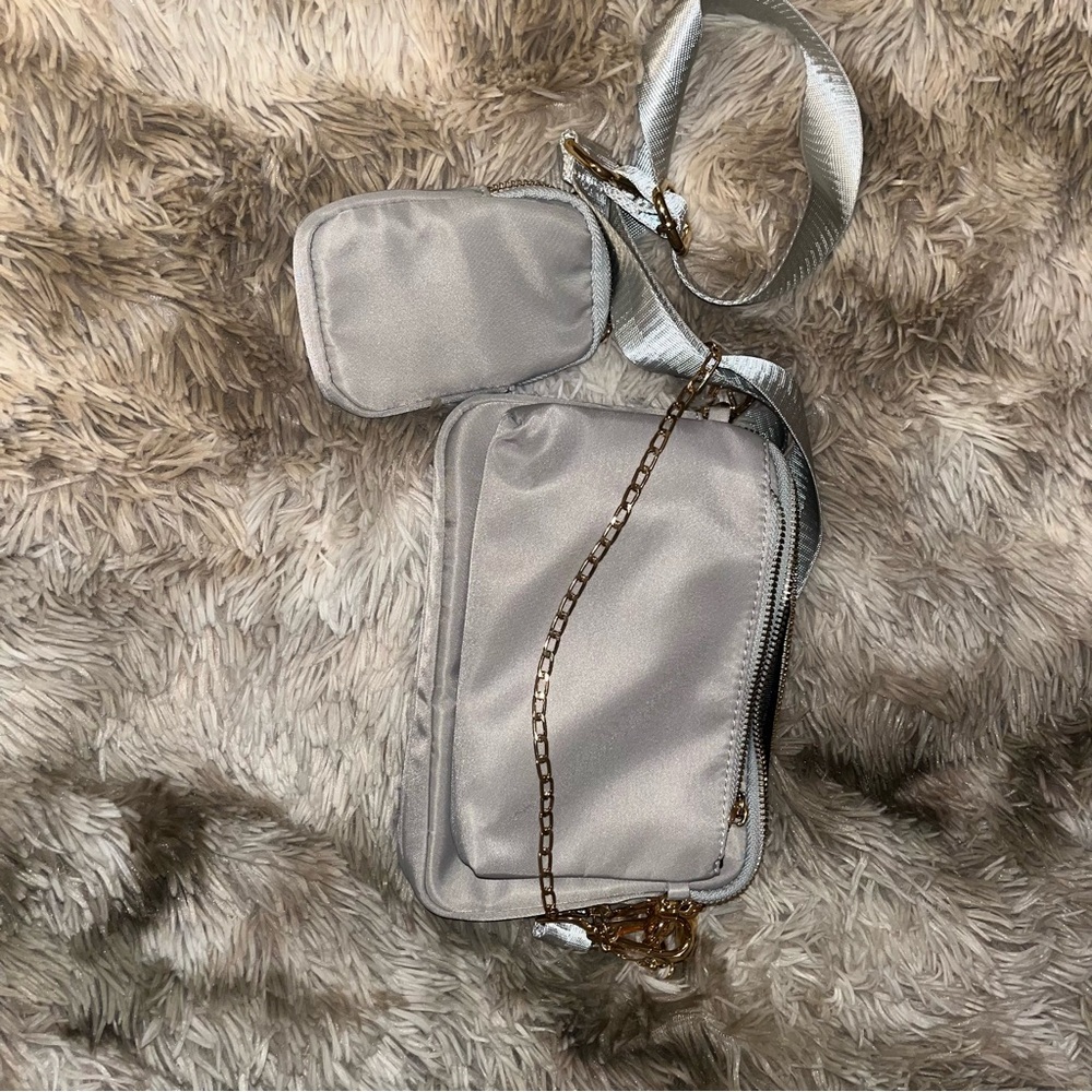 Stylish Gray Women's Bag Set